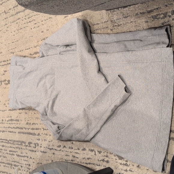 Lululemon Savasana wrap light Heathered gray cowl neck jacket - Picture 5 of 7